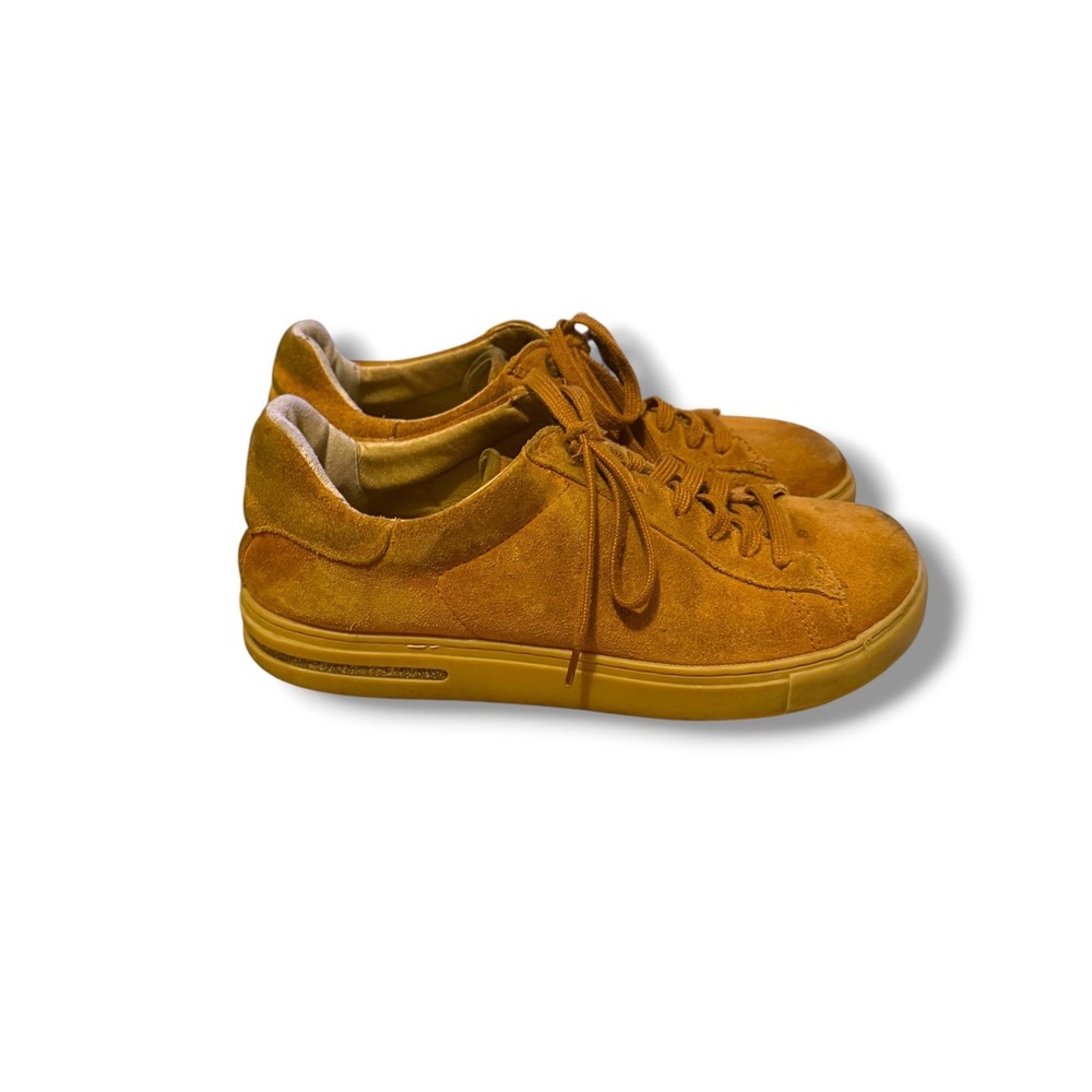 Birkenstock Bend Low Sneakers EU 40 Ginger Brown Suede Lace Up Cork Footbed